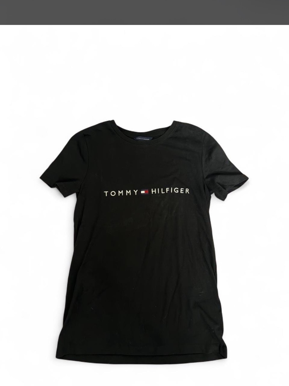 Women Tommy Hilfiger Black Logo Tee